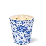 Classic Candle H150 - Blue Ornaments