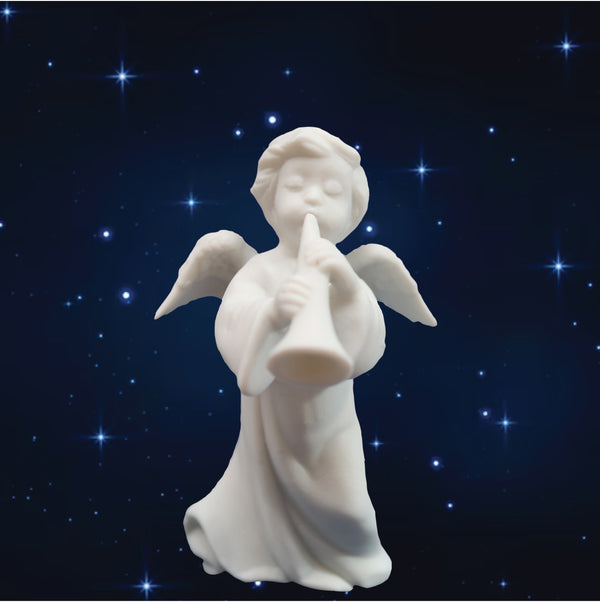 Angel with Flut - Biscuit