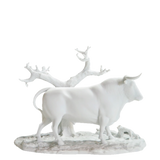 Bull with tree - Biscuit