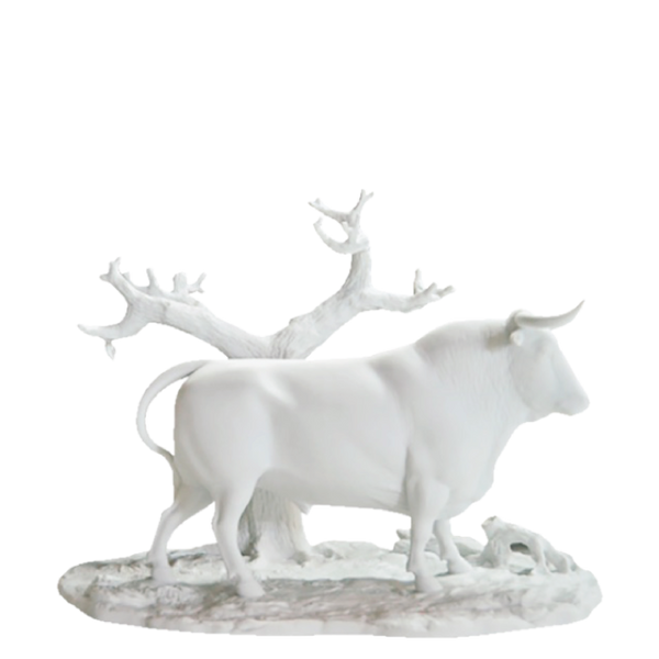 Bull with tree - Biscuit