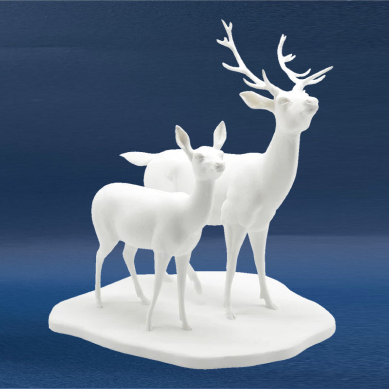 Deer Couple - Biscuit
