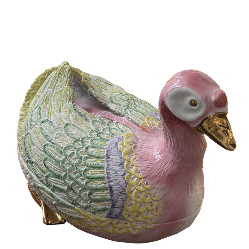 Goose Tureen Rose Family