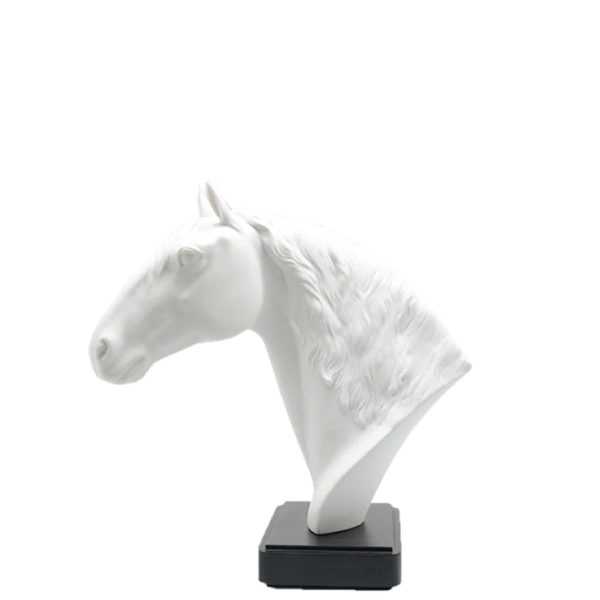 Head Lusitano Horse M - Biscuit