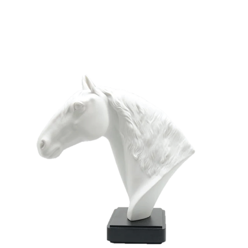 Head Lusitano Horse M - Biscuit