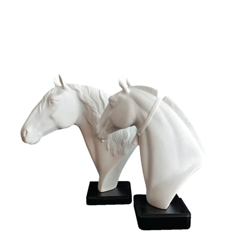 Lusitano Horse Couple - Biscuit