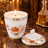 Natura  High  Candle - Lifgt Orient Garden with Lily
