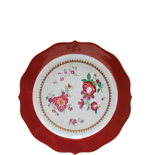 Red Tab Dinner Plate