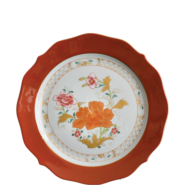 Red Tab Dinner Plate