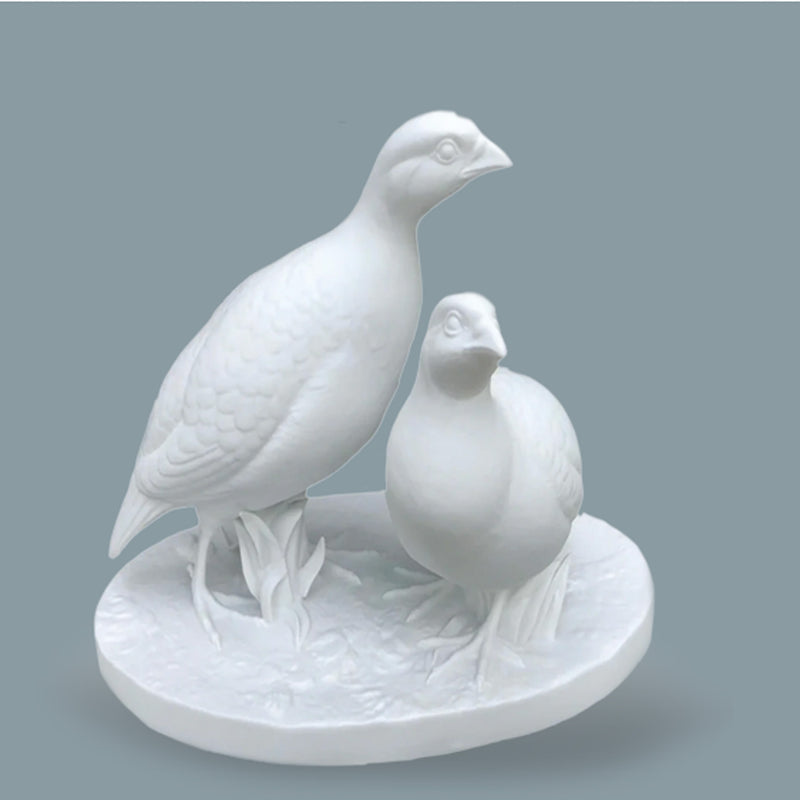 Quail couple - Biscuit
