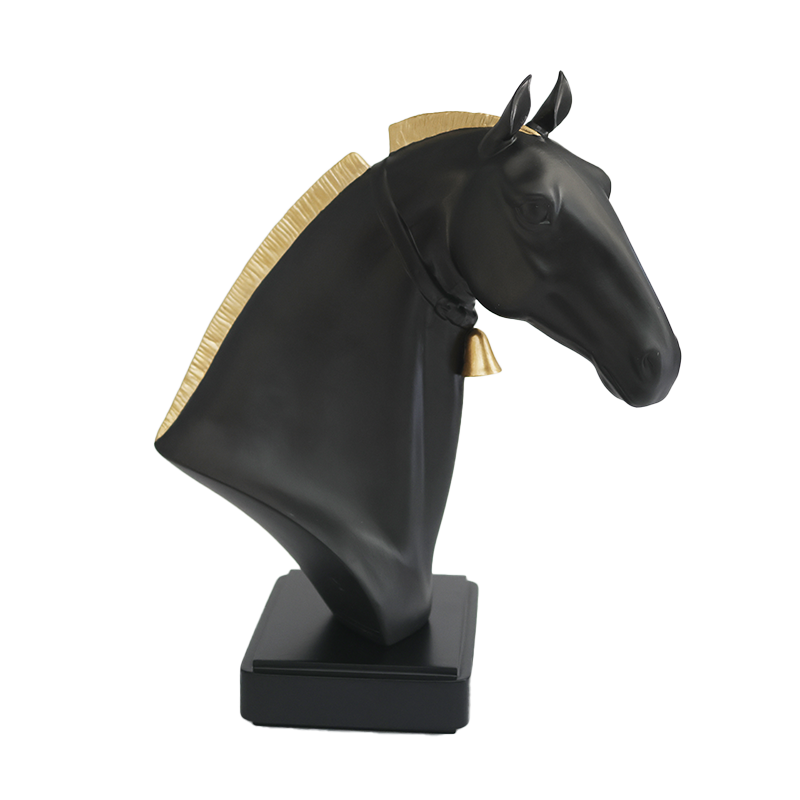 Lusitano Horse F - Black & Gold