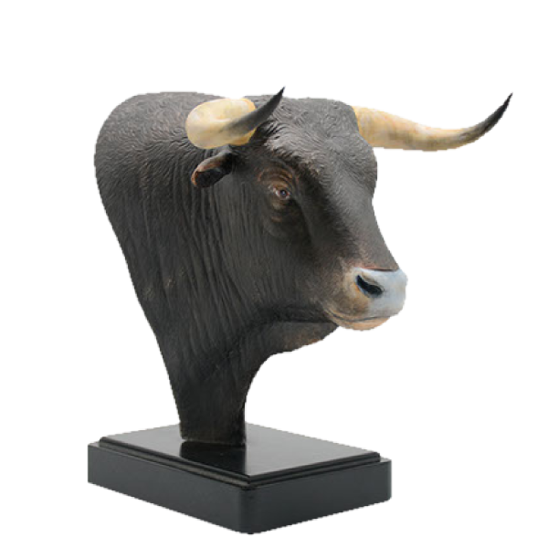 Bull Head - Hand Painted