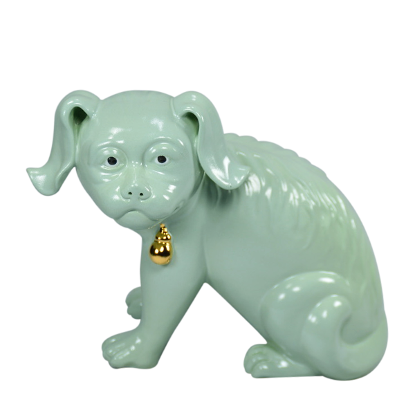 Chinese Dog - Green Celadon