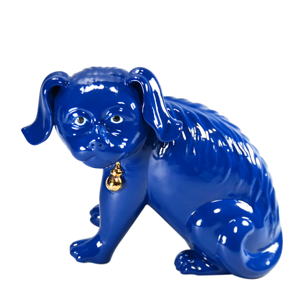 Cachorro Chinês - Azul Índigo