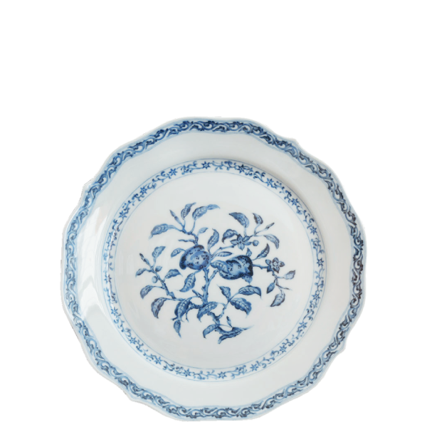 Dessert Plate - Blue Peony