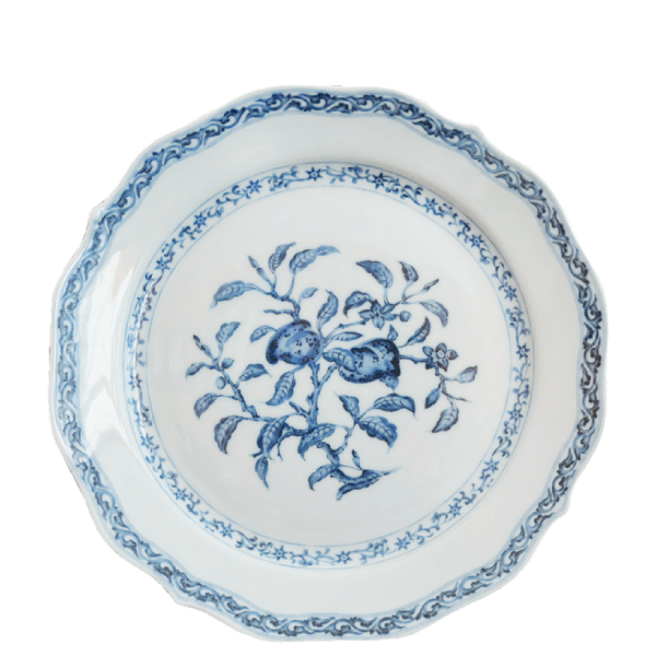 Dinner Plate - Blue Peony