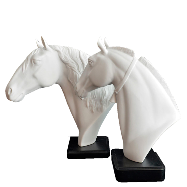 Lusitano Horse Couple - Biscuit