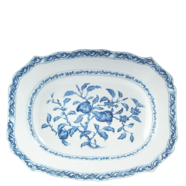 Large Platter - Blue Peony