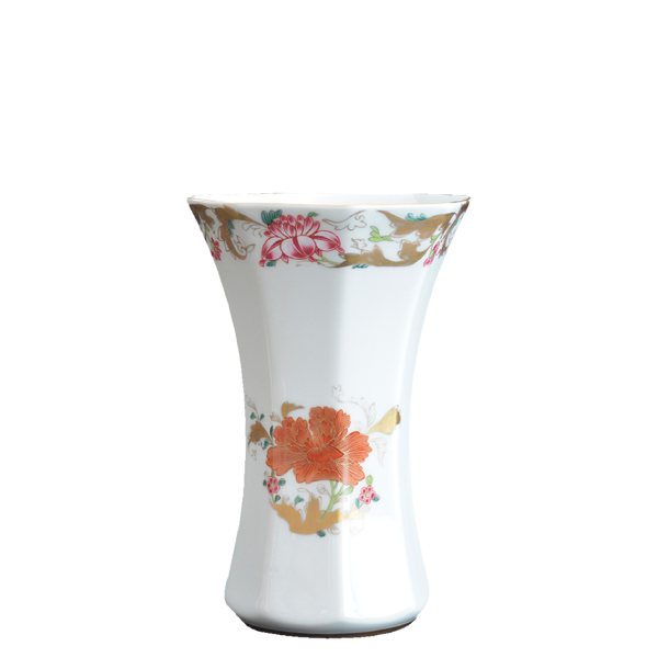 Medium Octogonal Vase - Orient Garden