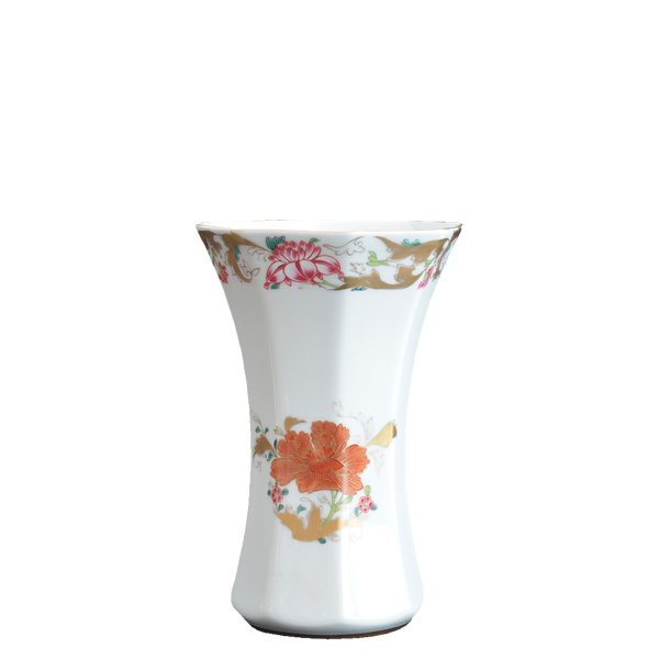 Small Octogonal Vase - Orient Garden