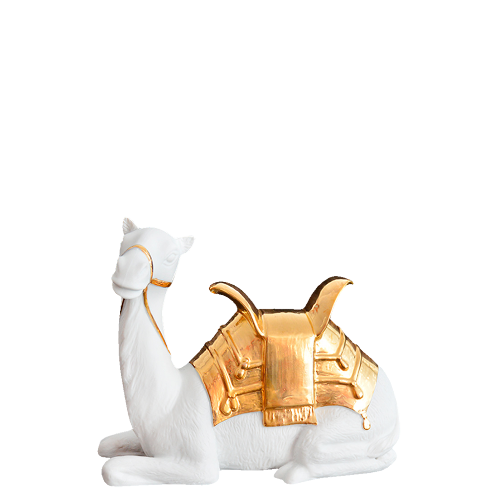 Camel sitting - 24k Gold